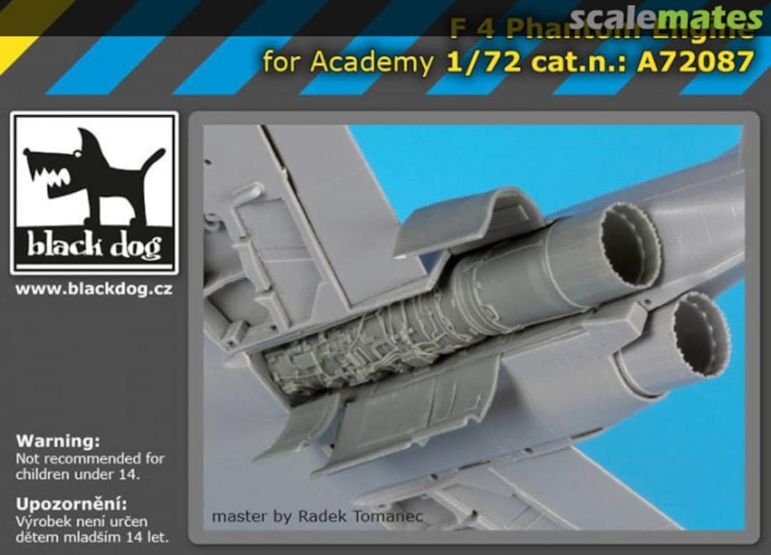 Boxart F-4 Phantom engine - Academy - A72087 Black Dog Boxart F-4 Phantom engine - Academy - A72087 Black Dog