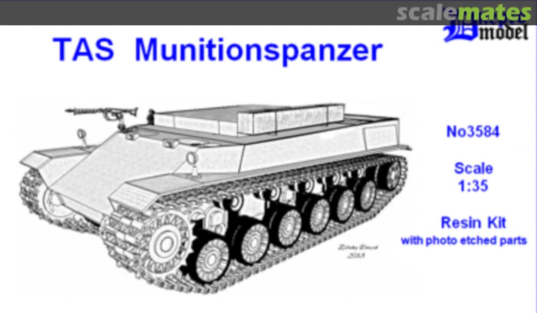 Boxart TAS Munitionspanzer 3584 Dnepro Model Boxart TAS Munitionspanzer 3584 Dnepro Model
