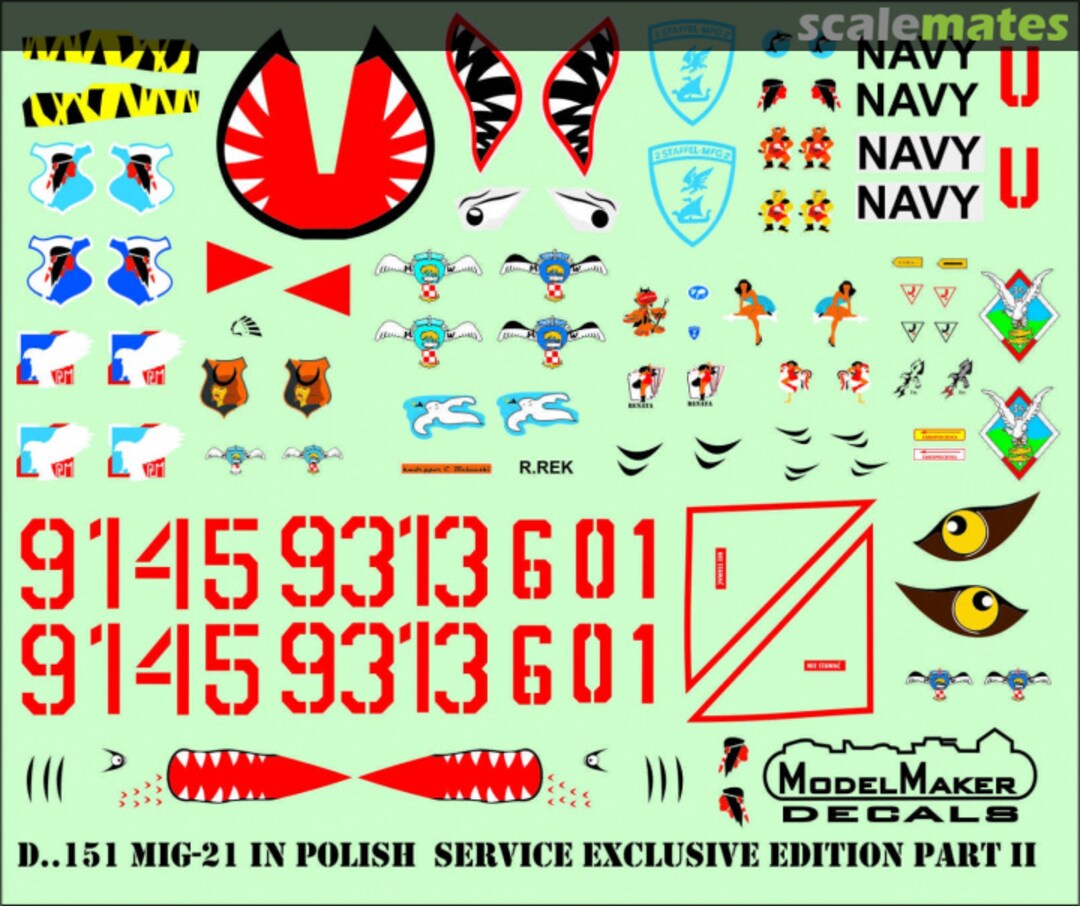 Boxart MiG-21 in Polish service Exclusive edition part II D72151 ModelMaker Boxart MiG-21 in Polish service Exclusive edition part II D72151 ModelMaker