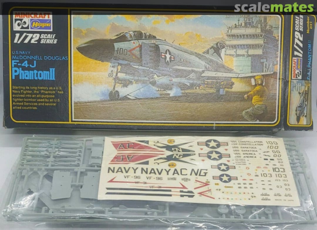 Contents F-4J Phantom II 021 Minicraft Hasegawa Contents F-4J Phantom II 021 Minicraft Hasegawa