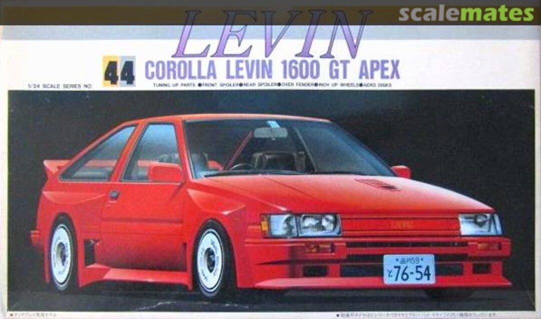 Boxart Toyota Corolla Levin 1600 GT Apex Fujimi Boxart Toyota Corolla Levin 1600 GT Apex Fujimi