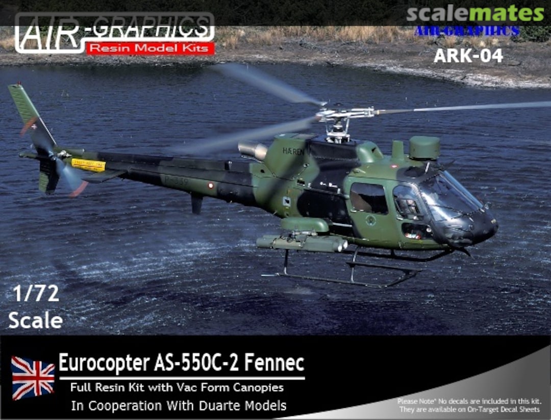 Boxart Eurocopter AS-550C-2 Fennec ARK-04 Air-Graphics Models Boxart Eurocopter AS-550C-2 Fennec ARK-04 Air-Graphics Models