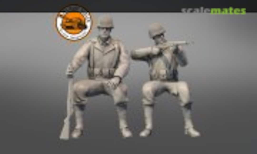 1:72 Soldiers of the 4th Infantry Division United States World War 2 Set 4 (Military Scales PMI0263B) PMI0263B