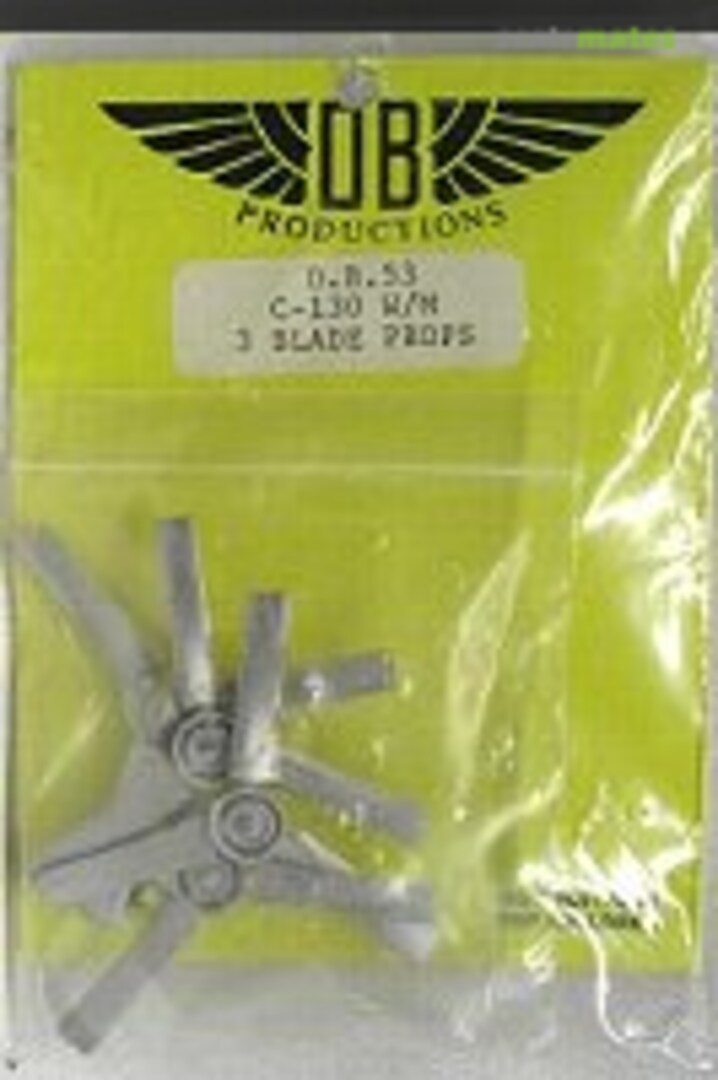 Boxart C-130 Hercules 3 Blade Props DB53 DB Productions Boxart C-130 Hercules 3 Blade Props DB53 DB Productions