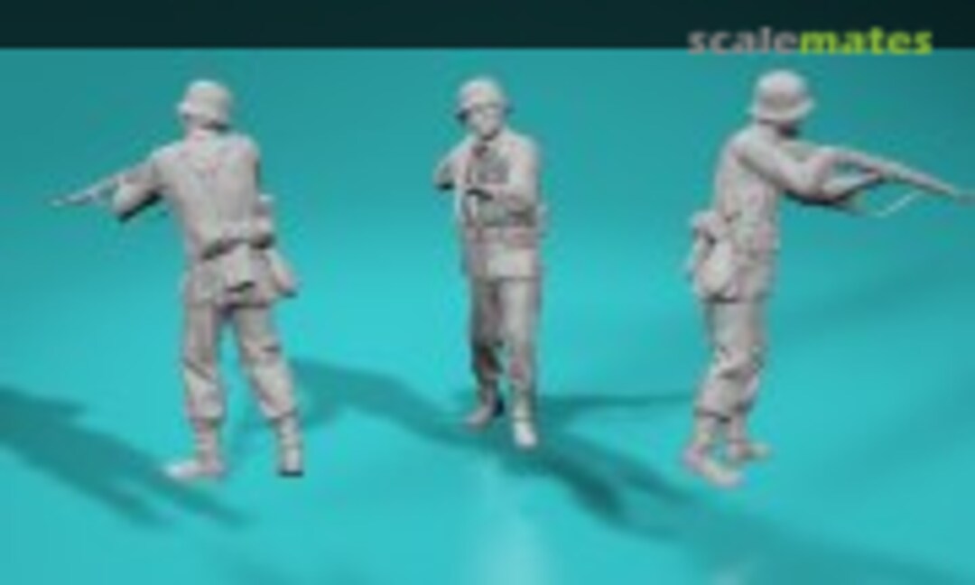 1:35 D-Day Landing on Omaha Beach - German soldier with Mauser (EMP3d 99200230-35) 99200230-35