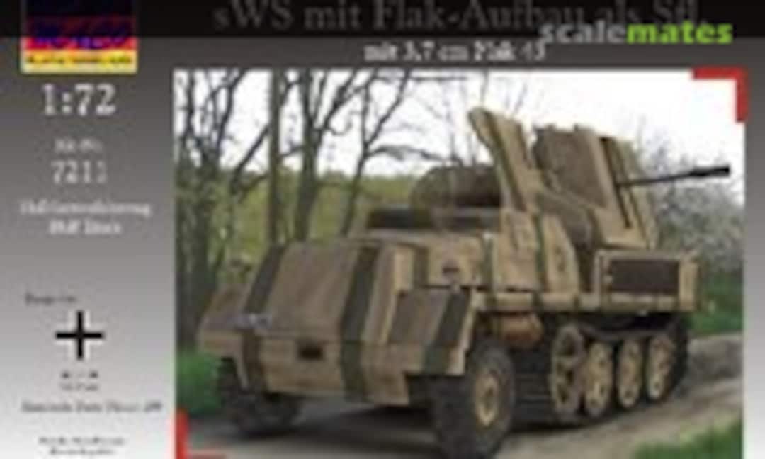 1:72 sWS mit Flak-Aufbau als Sfl. (MACO 7211)