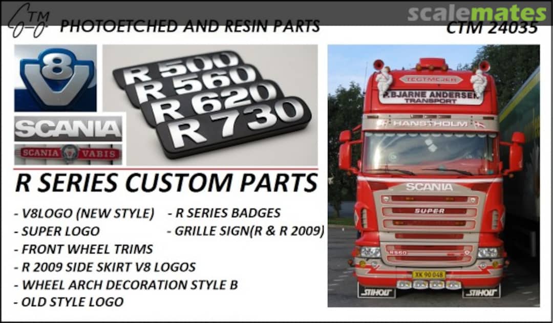 Boxart Scania R Series Custom Parts CTM 24035 Czech Truck Model