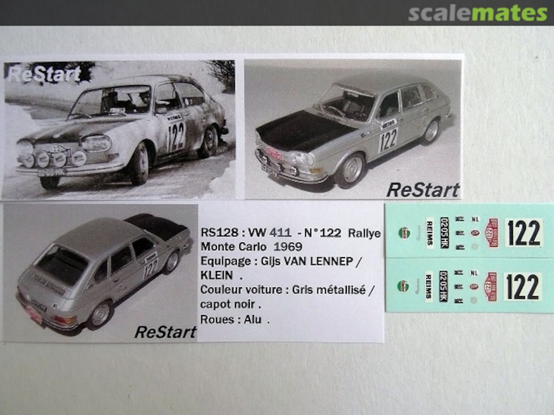 Boxart VW 411 (02 05 HK) RS128 ReStart Boxart VW 411 (02 05 HK) RS128 ReStart