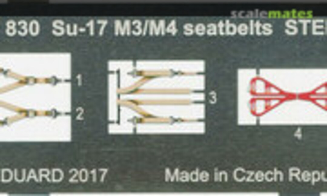 1:48 Su-17 M3/M4 seatbelts (Eduard 49830) 49830