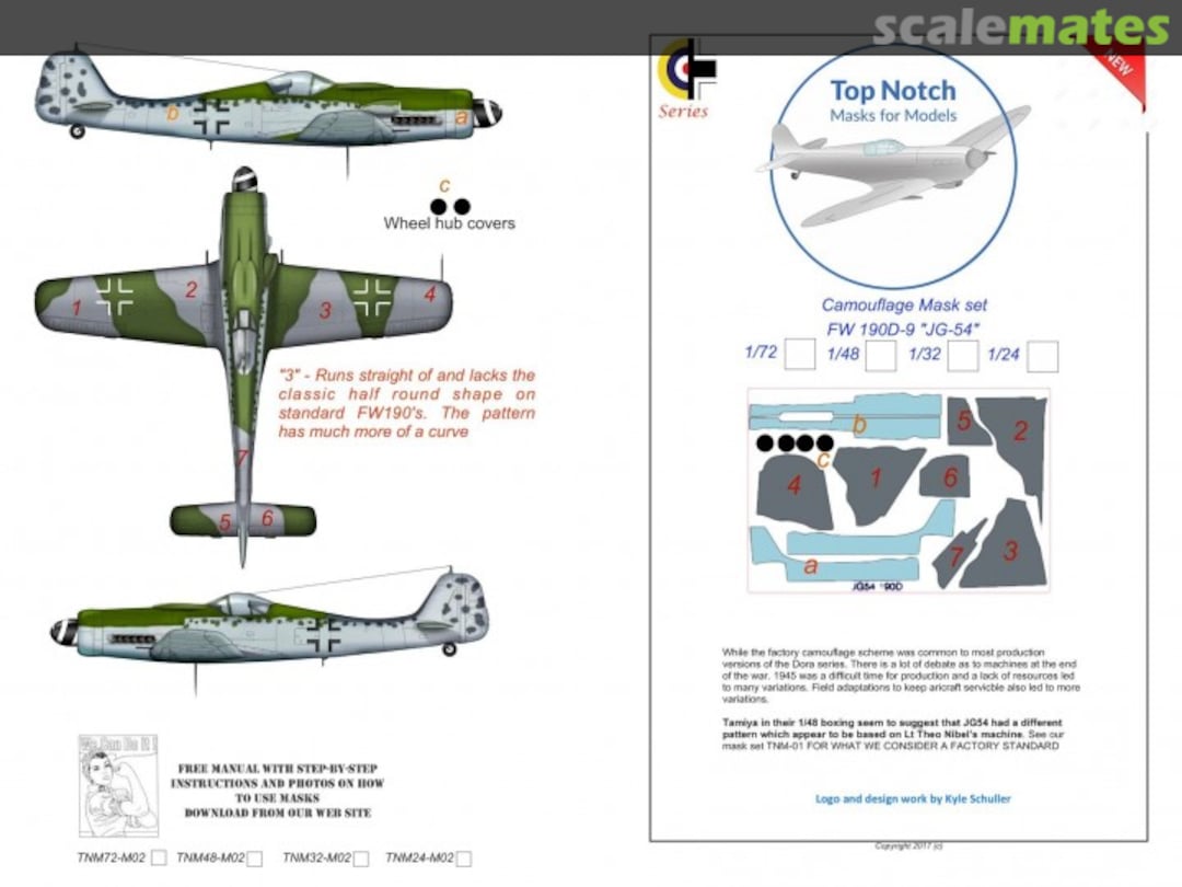 Boxart Focke-Wulf Fw-190D-9 "JG-54" TNM72-M02 TopNotch Boxart Focke-Wulf Fw-190D-9 "JG-54" TNM72-M02 TopNotch