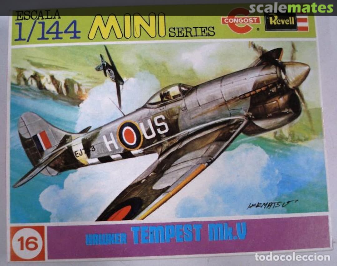 Boxart Hawker Tempest Mk. V H-1016 Revell/Congost Boxart Hawker Tempest Mk. V H-1016 Revell/Congost