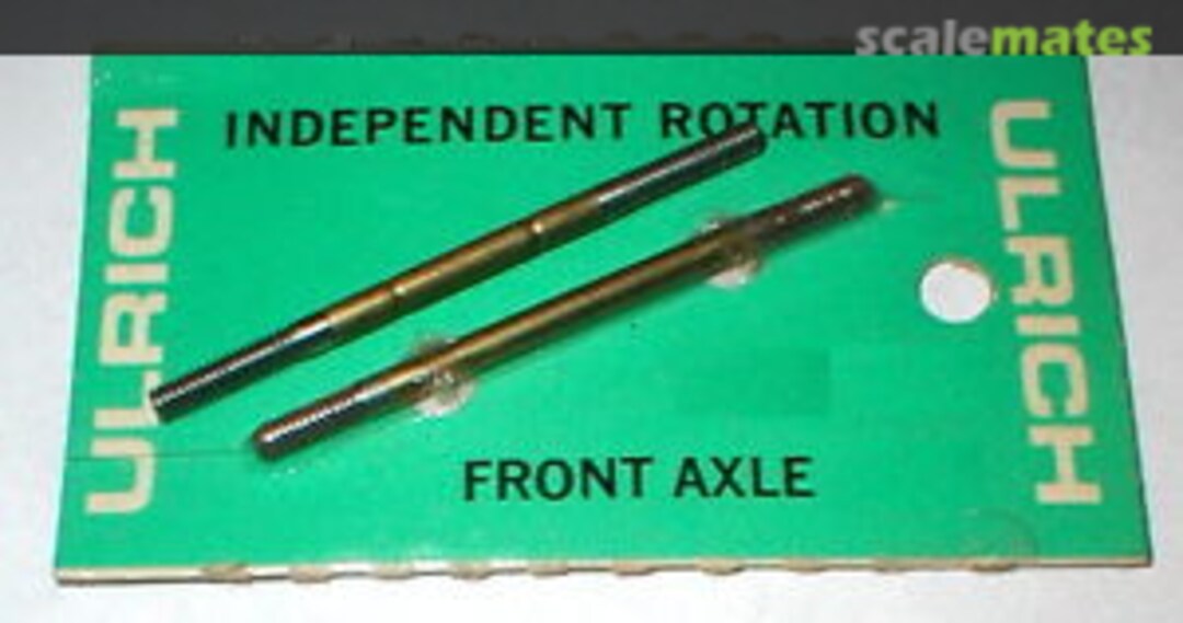Boxart 2 3/4" Front Axle Set 542 Ulrich Model Kits Boxart 2 3/4" Front Axle Set 542 Ulrich Model Kits