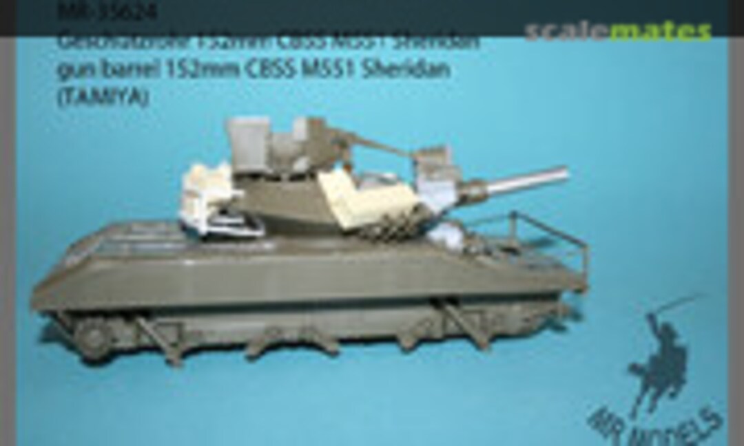 1:35 gun barrel 152mm CBSS, early typeM551 Sheridan (MR Modellbau MR-35624) MR-35624