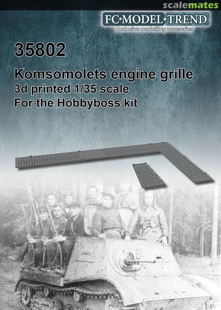 Boxart Komsomolets Engine Grille 35802 FC Model Trend Boxart Komsomolets Engine Grille 35802 FC Model Trend