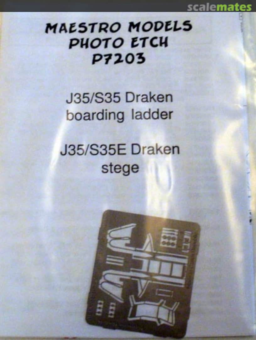 Boxart J35/S35 Draken boarding ladder MMP7203 Maestro Models Boxart J35/S35 Draken boarding ladder MMP7203 Maestro Models