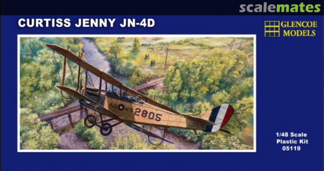 Boxart CURTISS JENNY JN-4D 05119 Glencoe Models Boxart CURTISS JENNY JN-4D 05119 Glencoe Models
