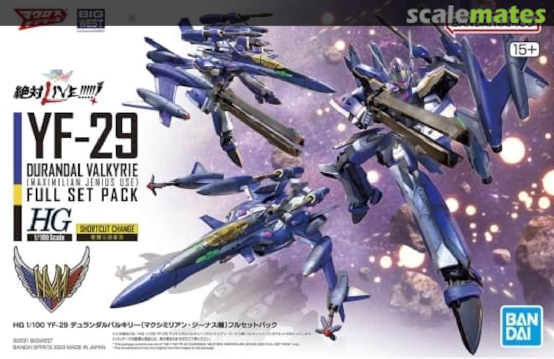 Boxart YF-29 Durandal Valkyrie 5065691 Bandai Spirits Boxart YF-29 Durandal Valkyrie 5065691 Bandai Spirits