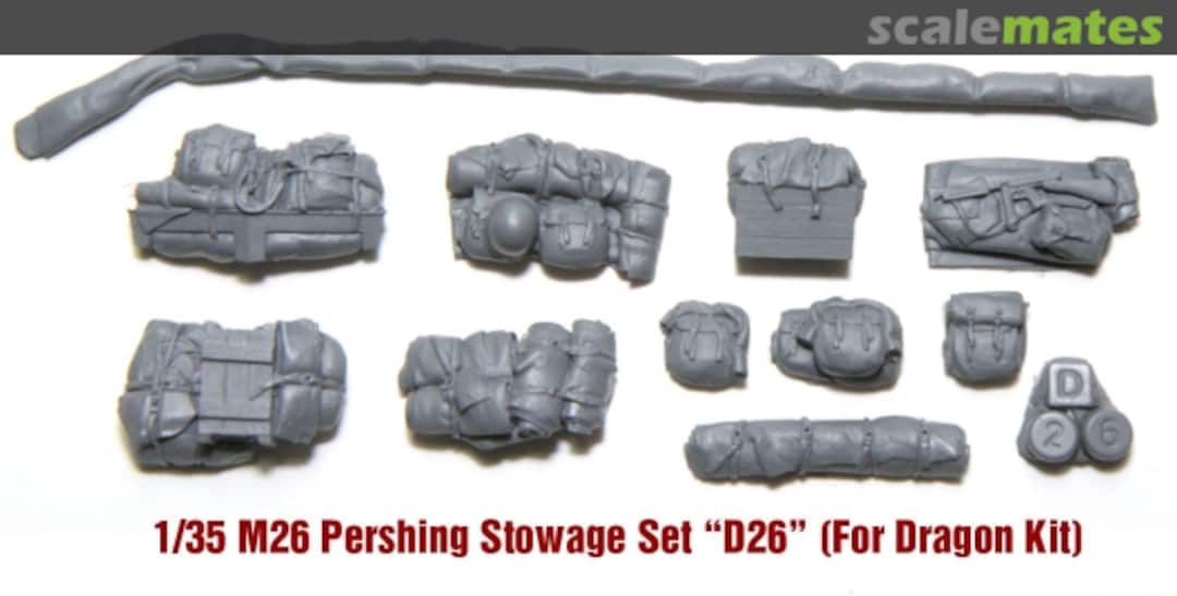 Boxart M26 Pershing Stowage Set D26 Value Gear Boxart M26 Pershing Stowage Set D26 Value Gear