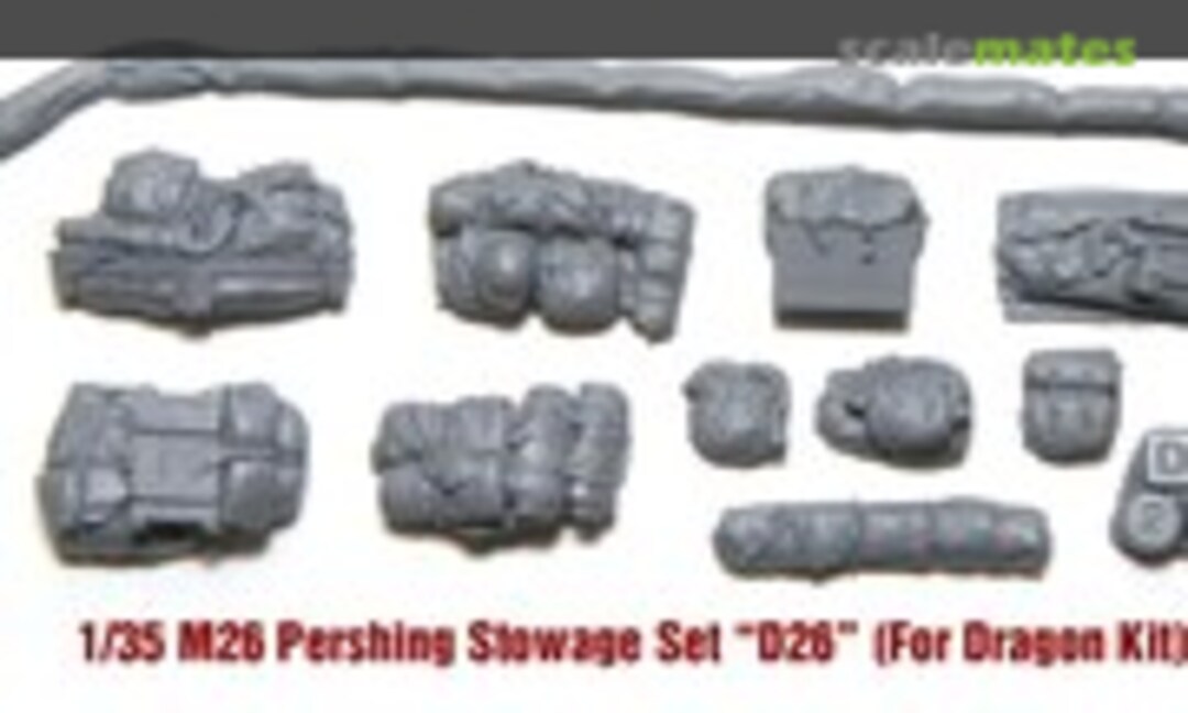 1:35 M26 Pershing Stowage Set (Value Gear D26) D26