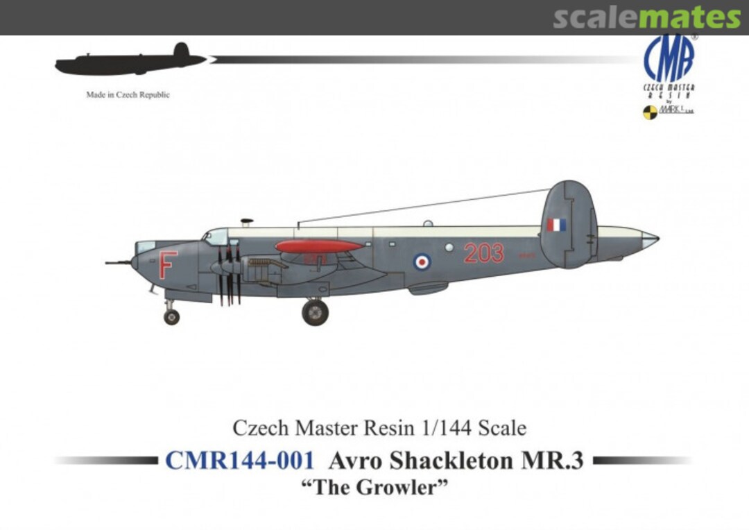 Boxart Avro Shackleton MR.3 ‘The Growler’ CMR144-001 2023 CMR Boxart Avro Shackleton MR.3 ‘The Growler’ CMR144-001 2023 CMR