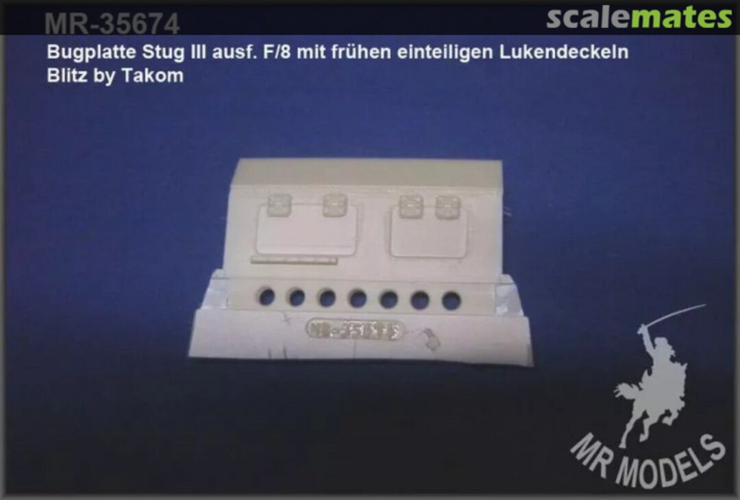 Boxart Bugplatte / Bow plate Stug III Ausf. F/8 Early MR-35674 MR Modellbau Boxart Bugplatte / Bow plate Stug III Ausf. F/8 Early MR-35674 MR Modellbau