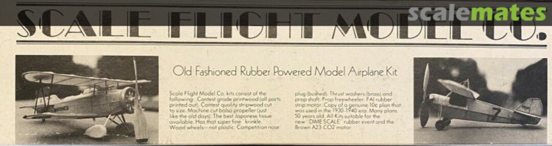 Boxart DeHavilland Leopard Moth DH85 Scale Flight Model Co. Boxart DeHavilland Leopard Moth DH85 Scale Flight Model Co.