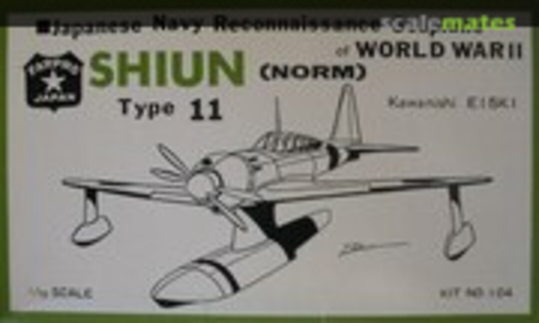 1:72 Kawanishi E15K1 Shiun (Norm) (Farpro Japan 104)