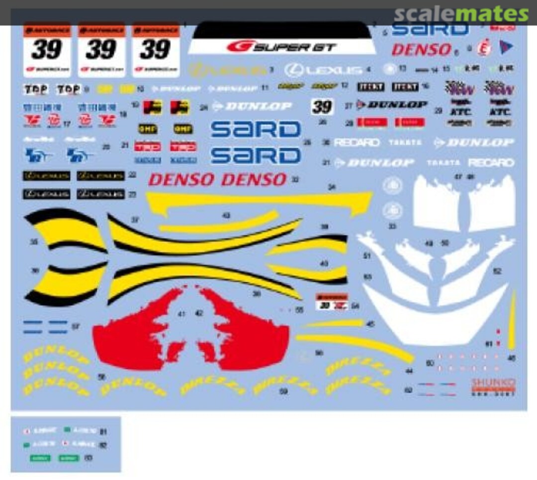 Boxart Lexus SC430 Dunlop 2009 SHK-D067 Shunko Models Boxart Lexus SC430 Dunlop 2009 SHK-D067 Shunko Models