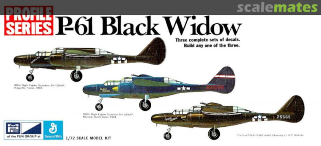 Boxart P-61 Black Widow 2-1507-150 MPC Boxart P-61 Black Widow 2-1507-150 MPC
