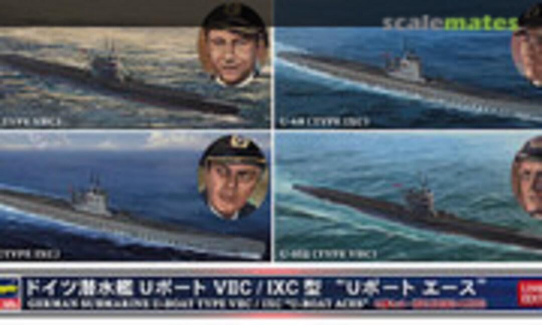 1:700 U-Boat Type VIIC/IXC &quot;U-Boat Aces&quot; (Hasegawa 30034)