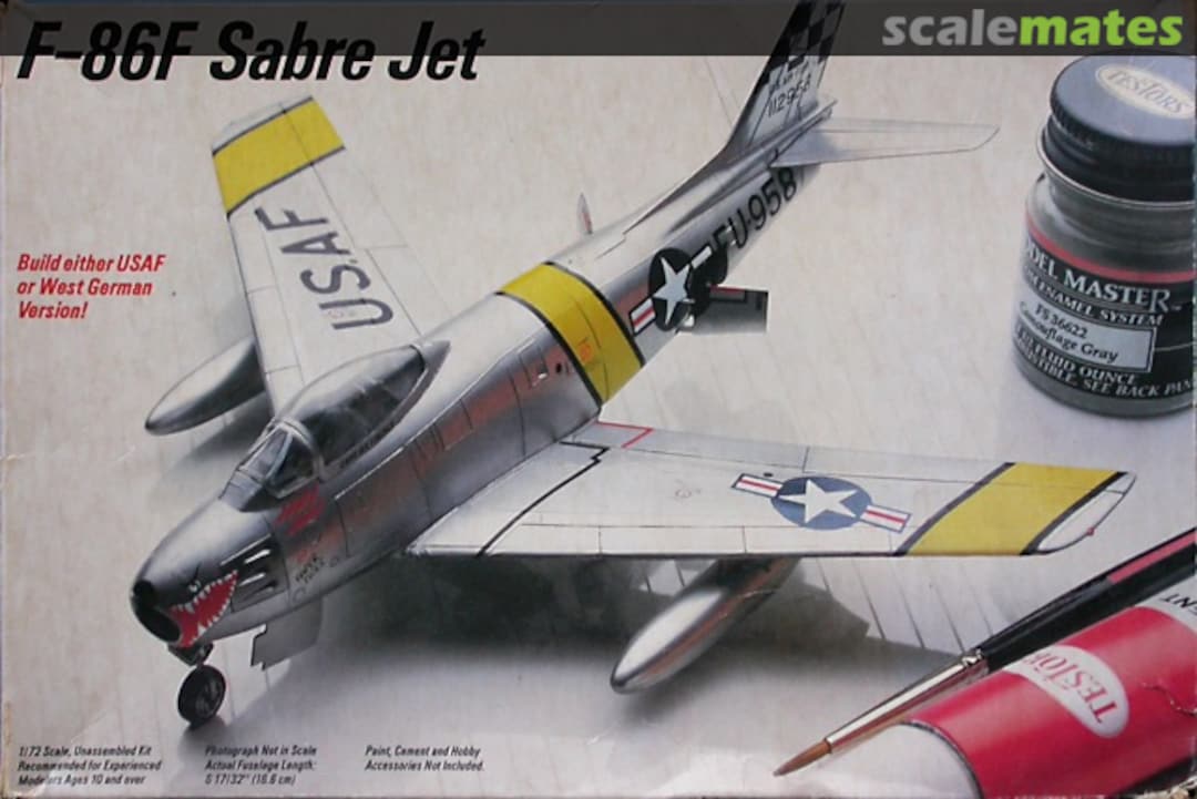Boxart F-86F Sabre Jet 417 Testors Boxart F-86F Sabre Jet 417 Testors