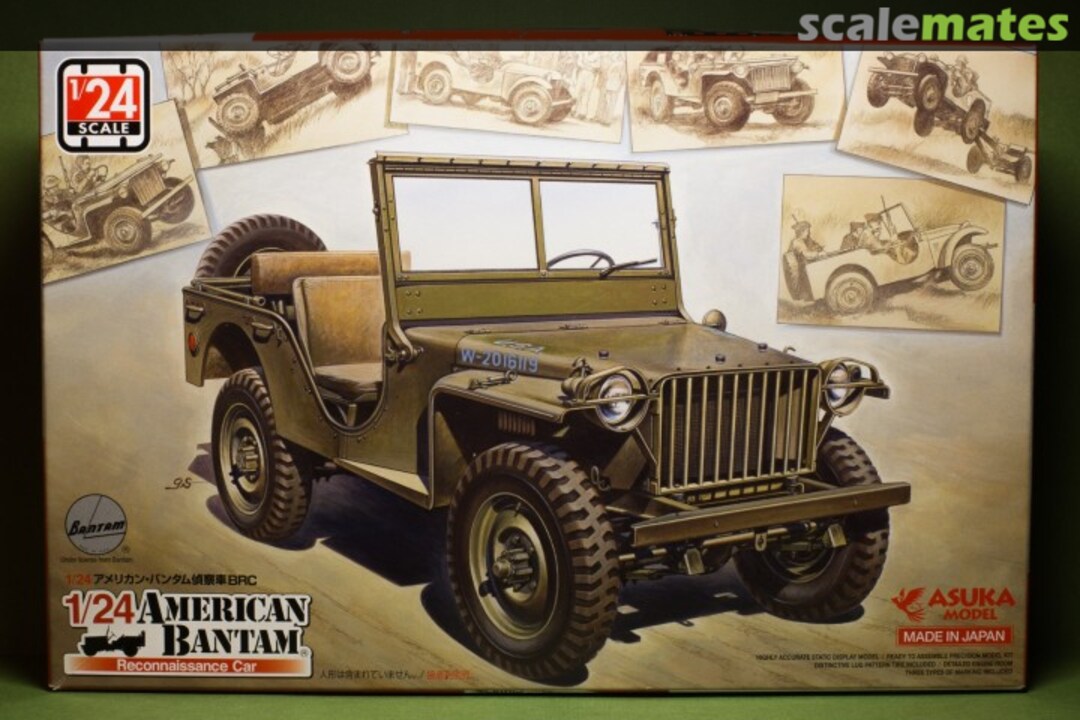 Boxart American Bantam Reconnaissance Car 24-005 ASUKA Model Boxart American Bantam Reconnaissance Car 24-005 ASUKA Model
