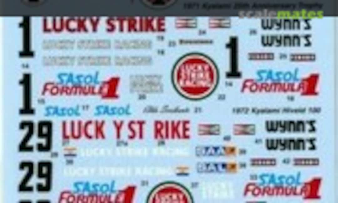 1:20 Lotus 72D LS 1971-73 (for Ebbro) (Tabu Design TABU20138) TABU20138