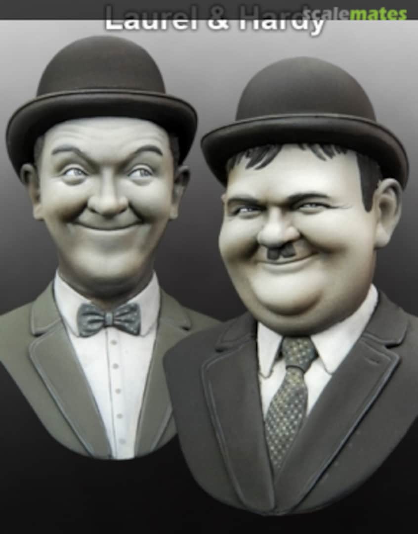 Boxart LAUREL AND HARDY -Bust- SCB-002 SCALE75 Boxart LAUREL AND HARDY -Bust- SCB-002 SCALE75