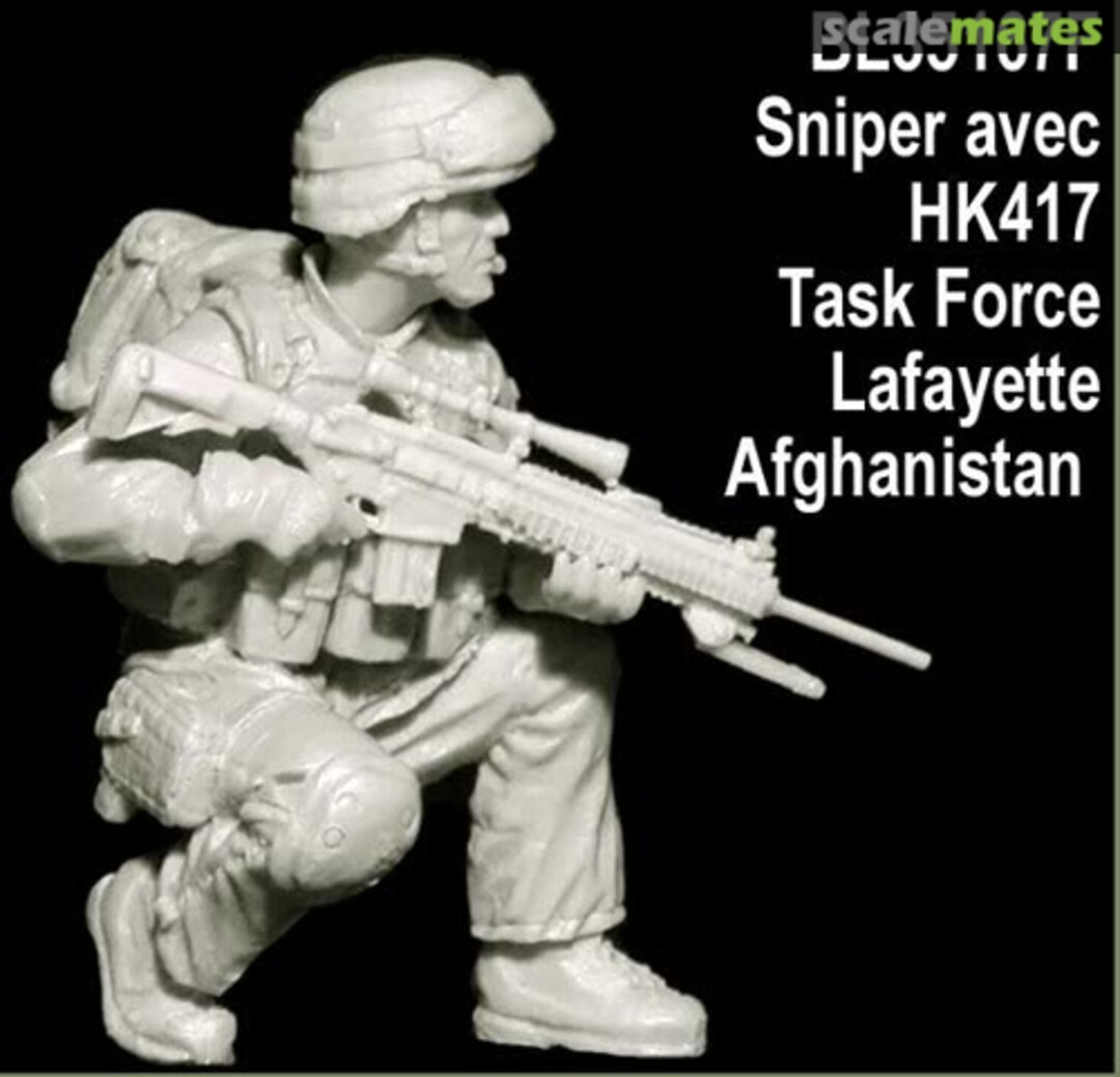 Boxart Sniper w/ HK 417 Task force Lafayette - ISAF BL35167F Blast Models