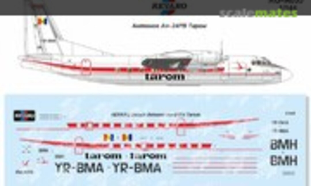 1:144 Antonov An-24RV Tarom (Revaro RG-A055) RG-A055