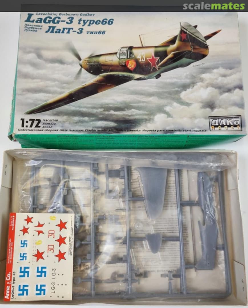 Contents LaGG-3 type 66 12001 Dakoplast Contents LaGG-3 type 66 12001 Dakoplast