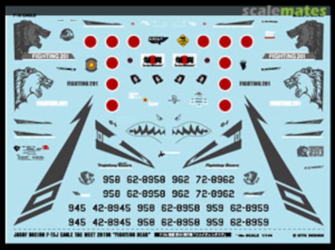 Boxart JASDF Boeing F-15J Eagle Tac Meet 201SQ `Fighting Bear` A-156 MYK Design Boxart JASDF Boeing F-15J Eagle Tac Meet 201SQ `Fighting Bear` A-156 MYK Design