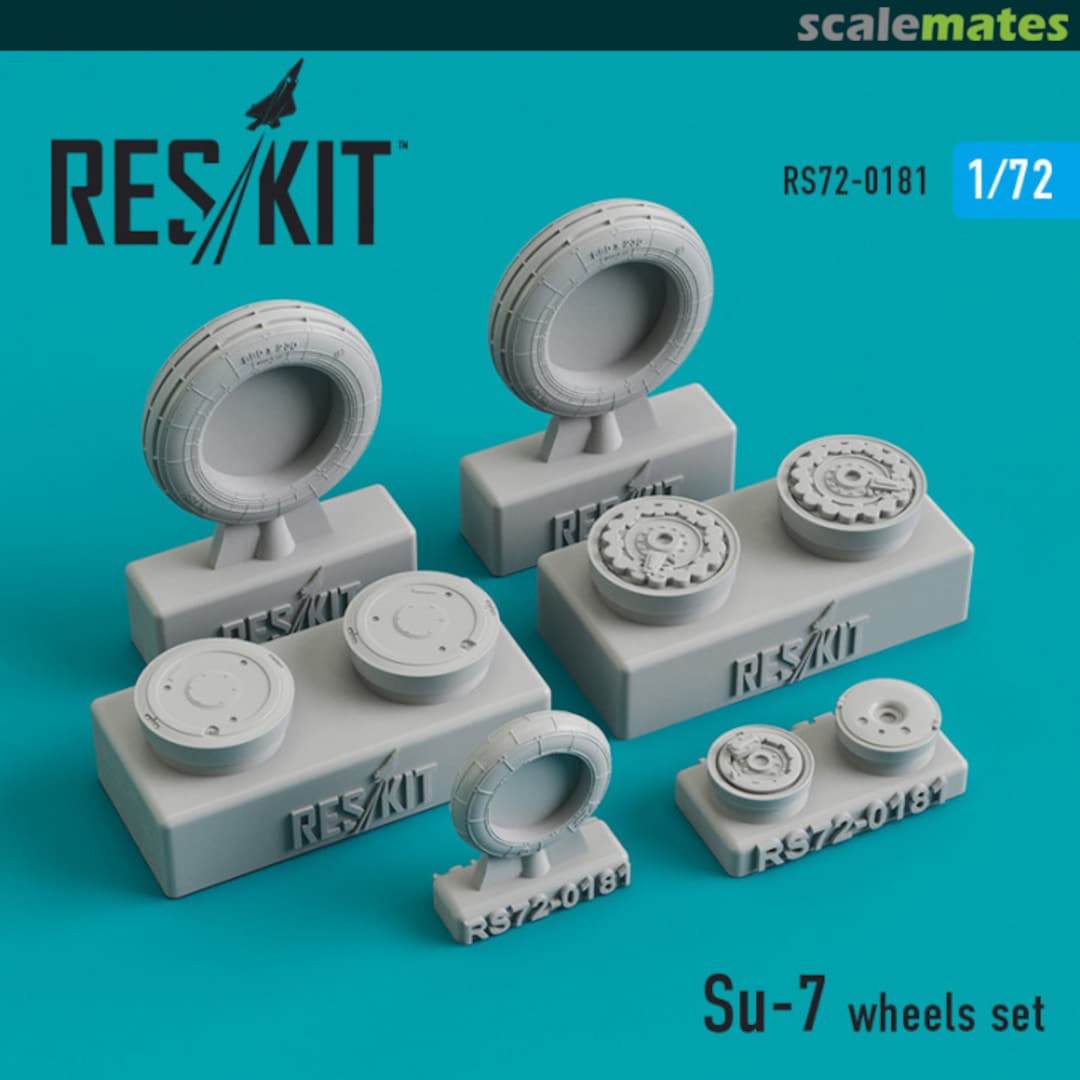 Boxart Su-7 wheels set RS72-0181 ResKit Boxart Su-7 wheels set RS72-0181 ResKit