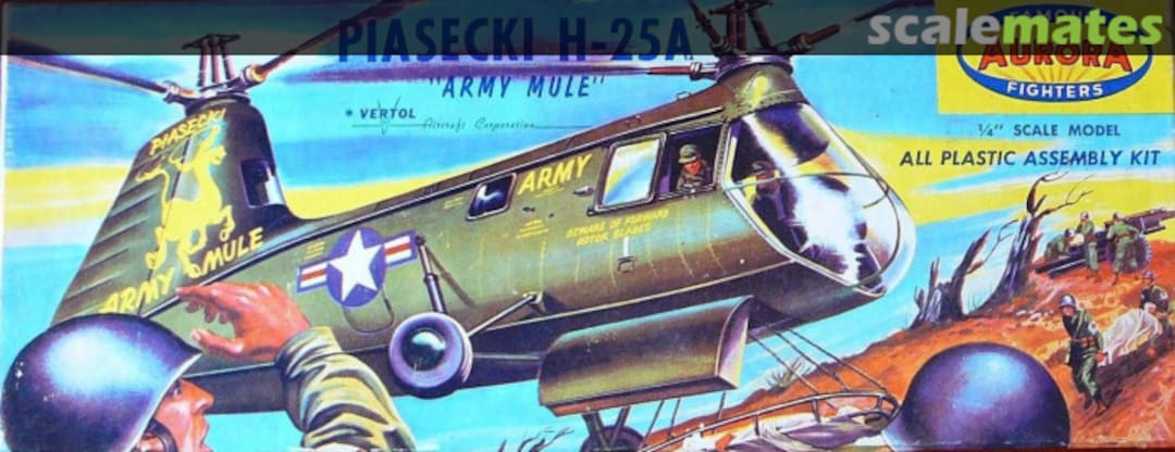 Boxart Piasecki H-25A "Army Mule" 502 Aurora Boxart Piasecki H-25A "Army Mule" 502 Aurora