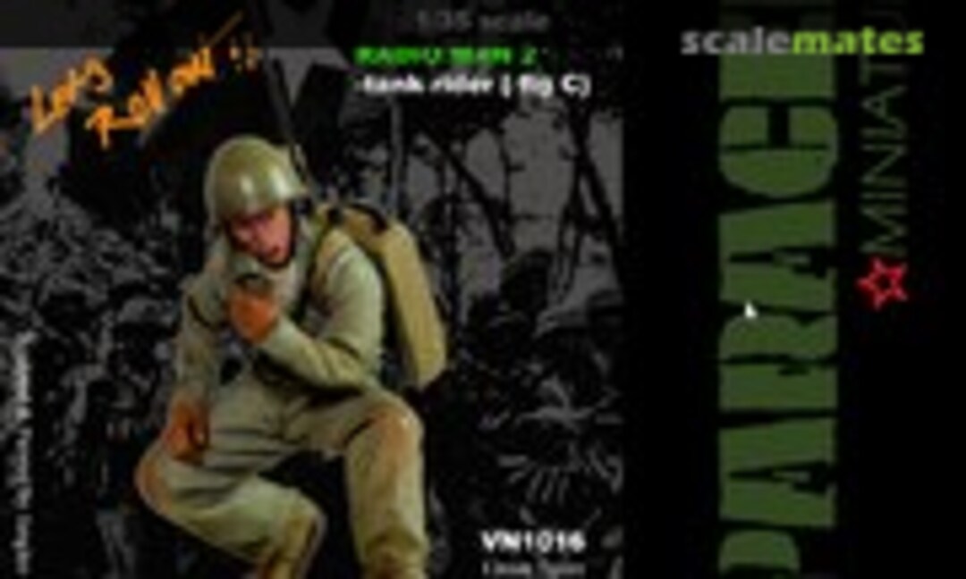 1:35 NVA Tank Rider Fig. C (Radioman) (Paracel Miniatures VN1016) VN1016