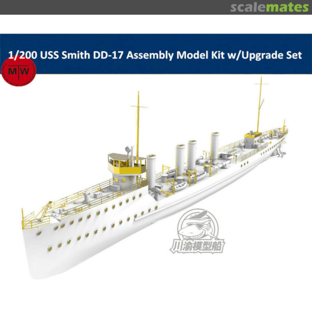 Boxart USS Smith DD-17 TMW00125 Timo's Model World