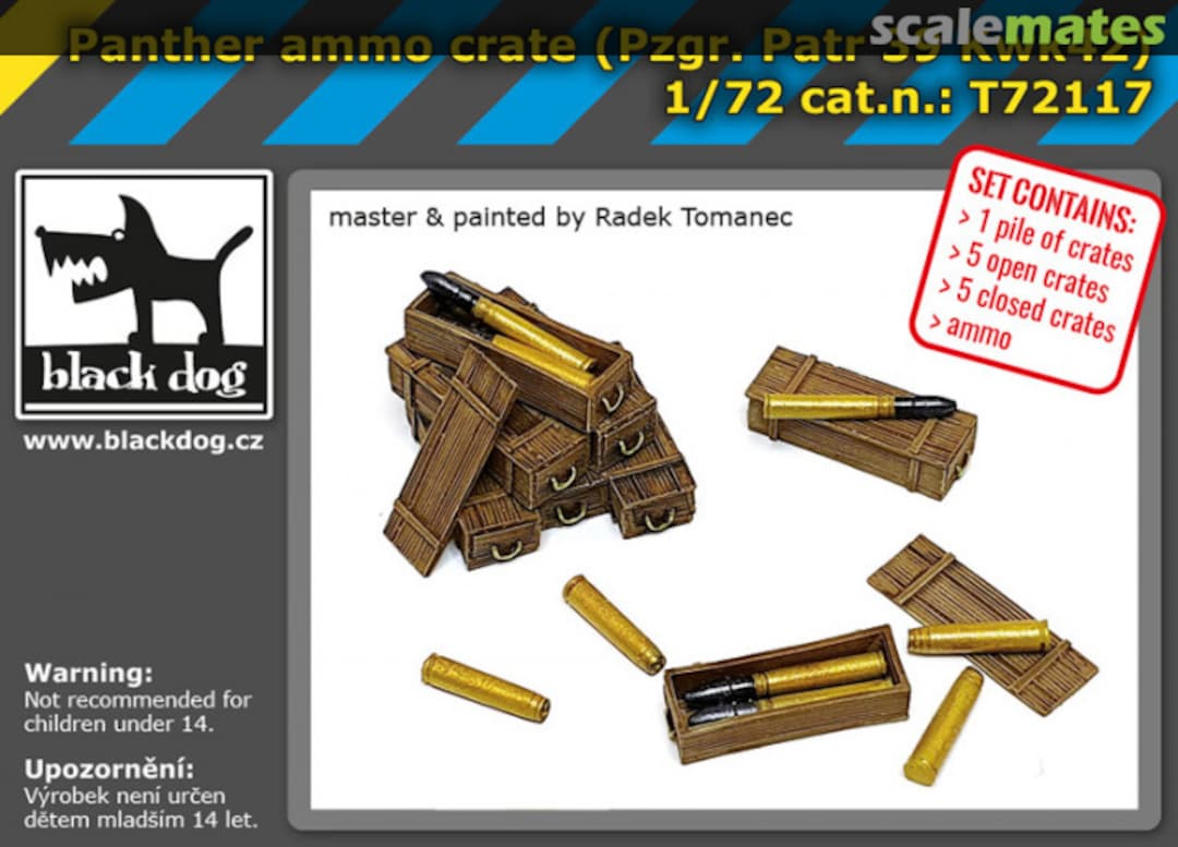 Boxart Panther ammo crate T72117 Black Dog Boxart Panther ammo crate T72117 Black Dog