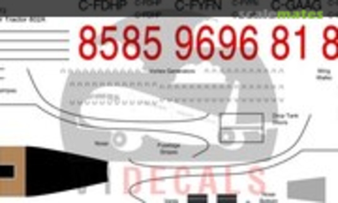 1:72 Conair Air Tractor AT-802 (V1 Decals V1D0061-72) V1D0061-72