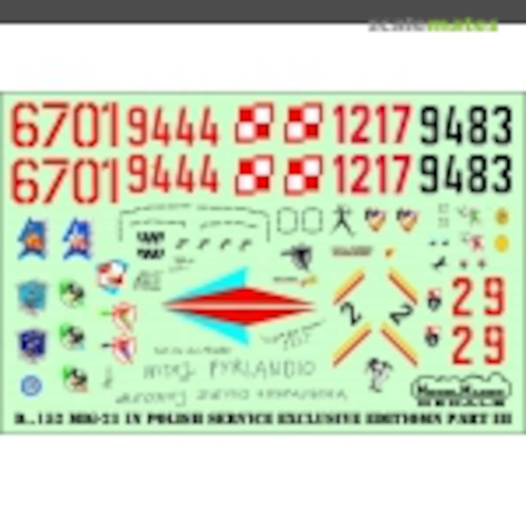 Boxart MiG-21 in Polish service Exclusive edition part III D72152 ModelMaker