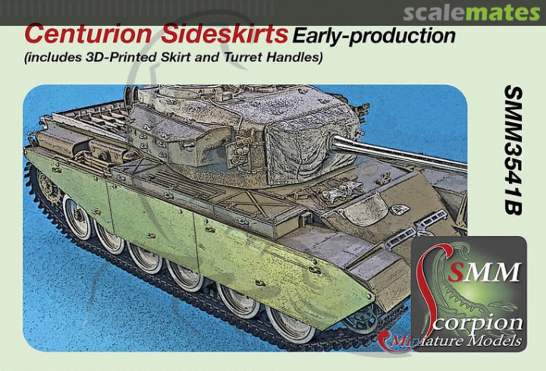 Boxart Centurion Sideskirts Early-production SMM3541B Scorpion Miniature Models Boxart Centurion Sideskirts Early-production SMM3541B Scorpion Miniature Models