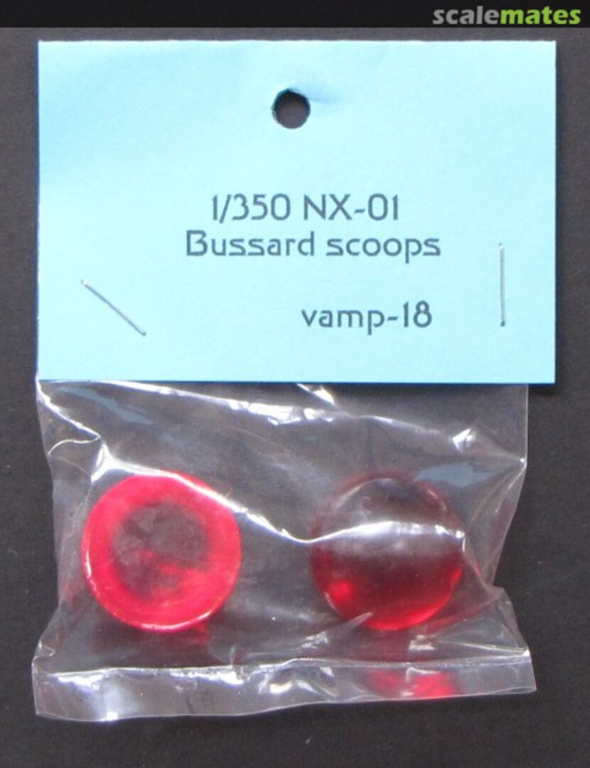 Boxart Translucent Red Bussard scoops for NX-01 vamp-18 VA Miniatures Boxart Translucent Red Bussard scoops for NX-01 vamp-18 VA Miniatures