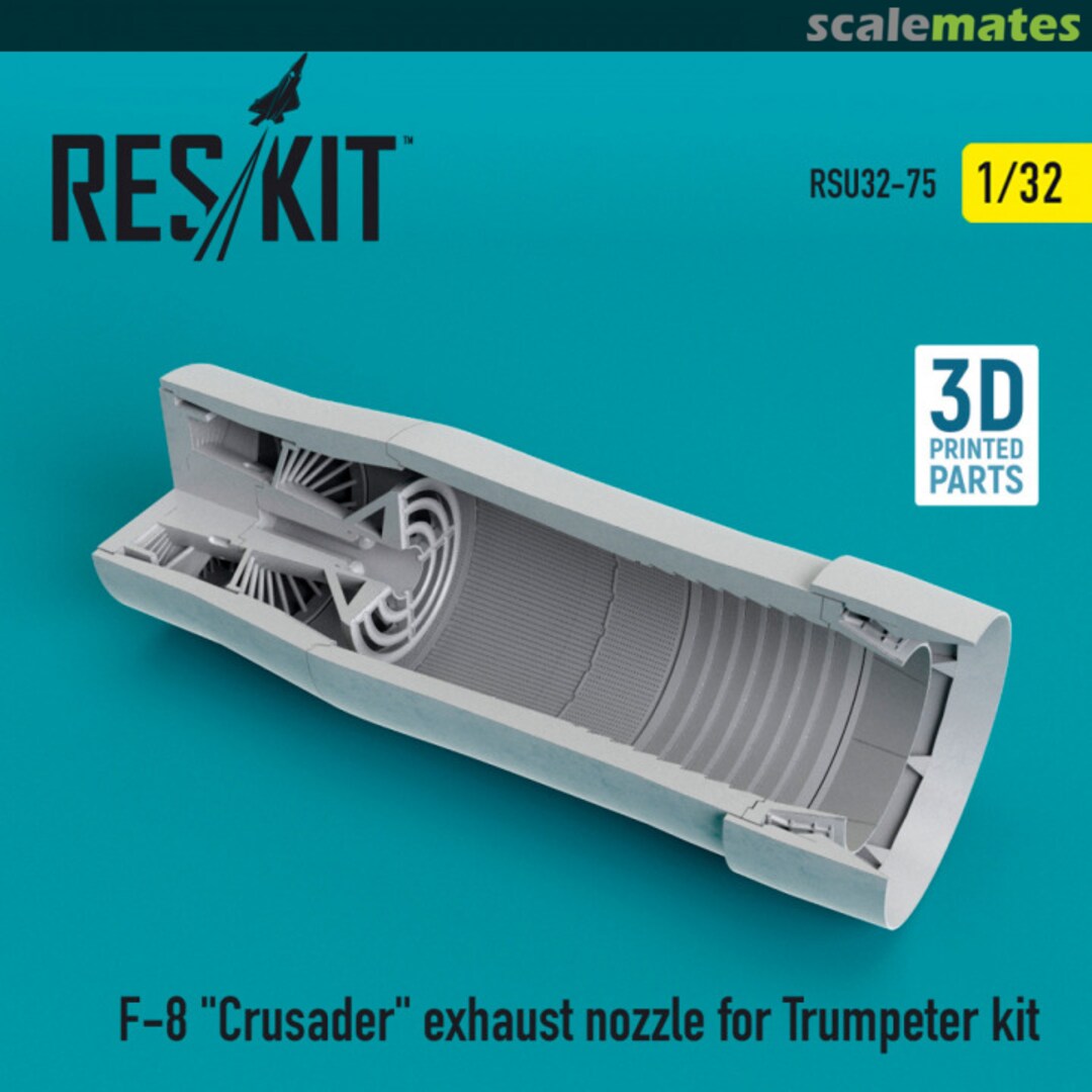 Boxart F-8 Crusader - exhaust nozzle (Trumpeter) RSU32-0075 ResKit Boxart F-8 Crusader - exhaust nozzle (Trumpeter) RSU32-0075 ResKit