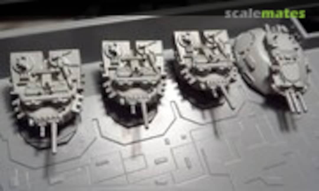 1:2700 Star Destroyer Zvezda Devastator Turret Set (308 Bits SDZ-006) SDZ-006