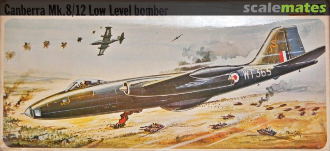 Boxart Canberra Mk.8/12 Low Level Bomber F203 FROG